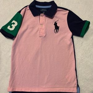 Boys Ralph Lauren 
Polo style shirt